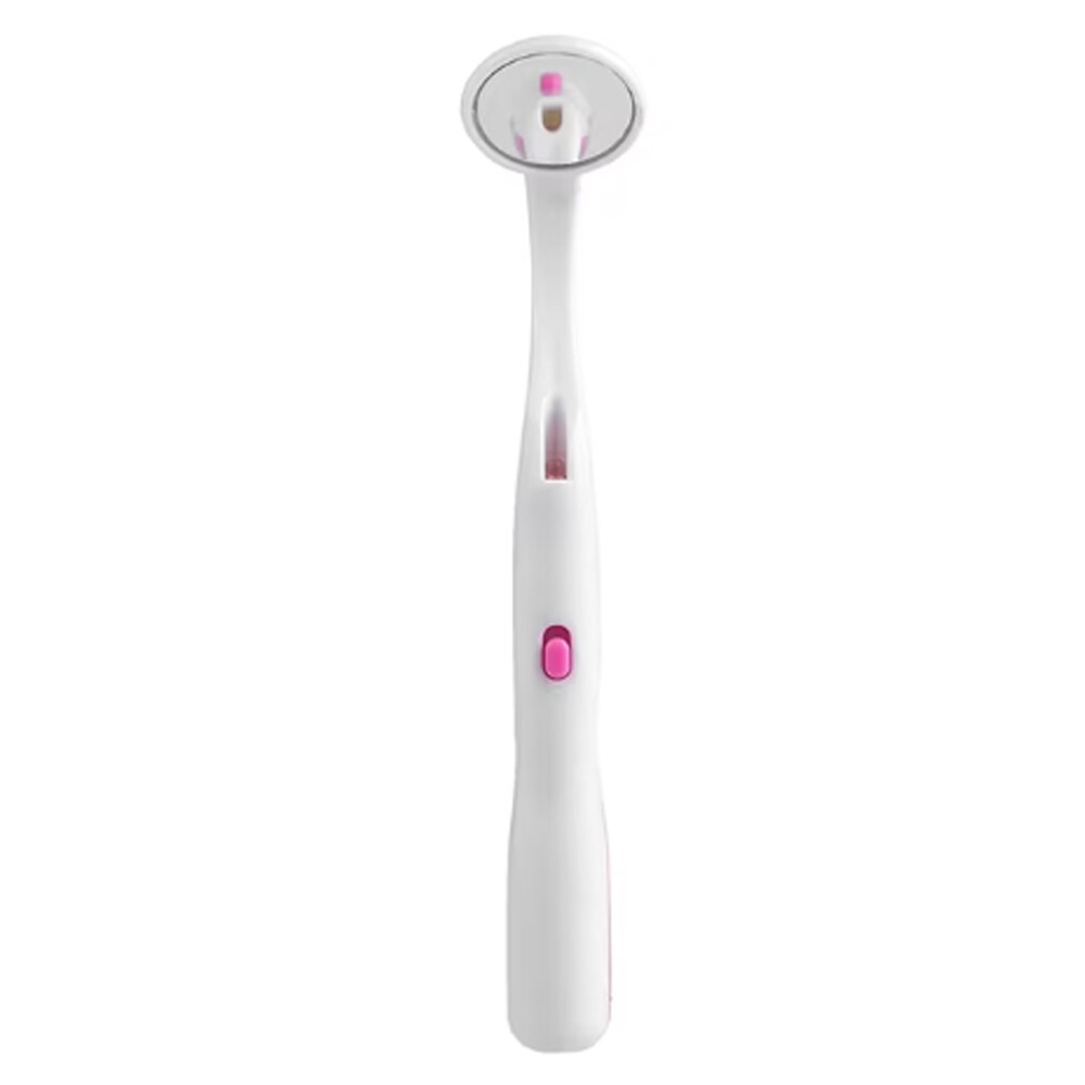 Mirror With LED Light Oral Teeth Checking Mirror Tooth Care Dentist Tools Pink