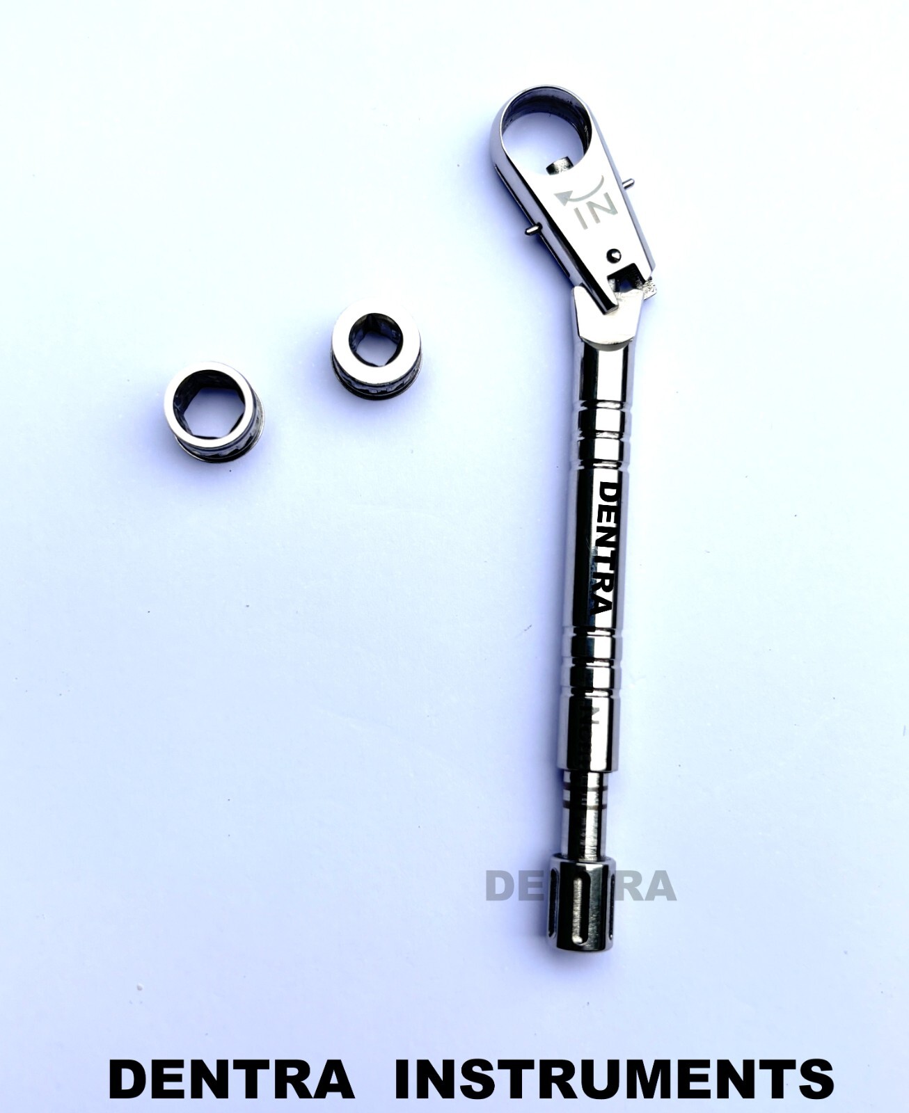 Dental Implant Torque Wrench Ratchet 10-50ncm With Drivers CE NEW