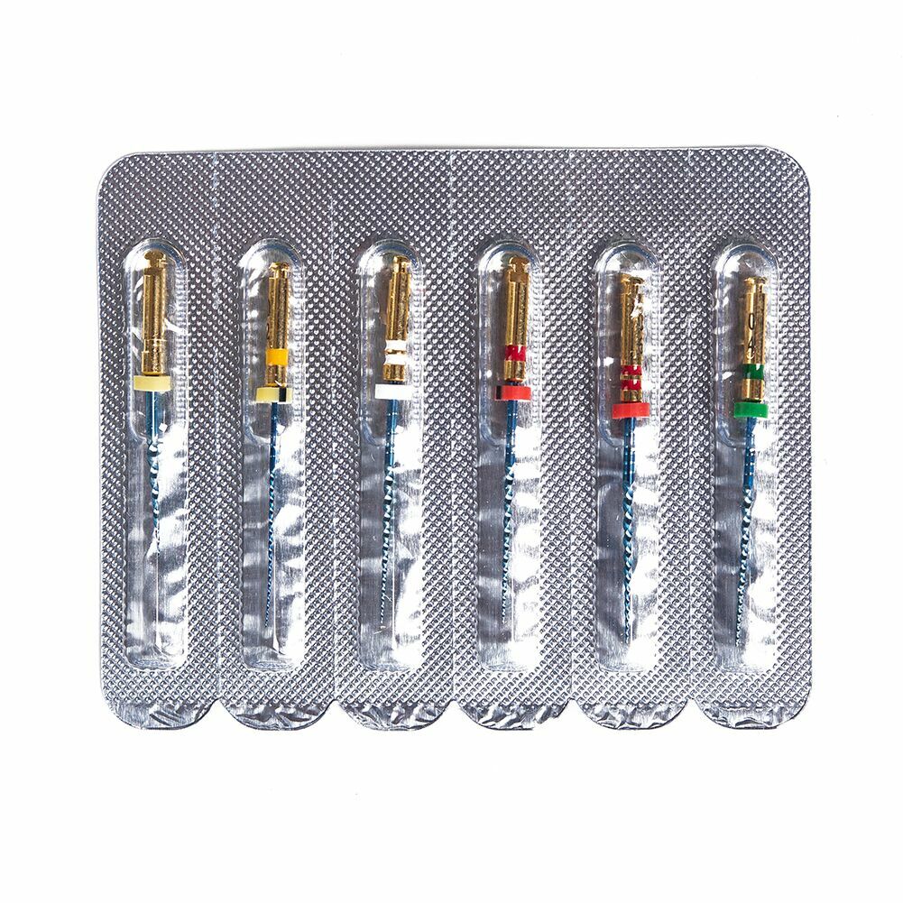 10PK Dental Endodontic Rotary Files X3-Blue Max Files NITI Root canal Files 25MM