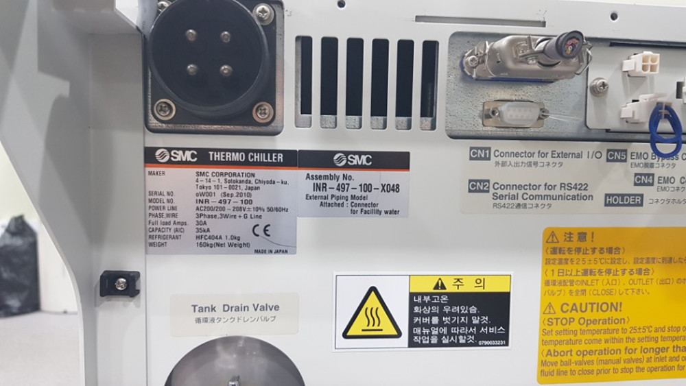 INR-497-100-X048 SMC CHILLER 3 MONTHS WARRANTY with WORKING