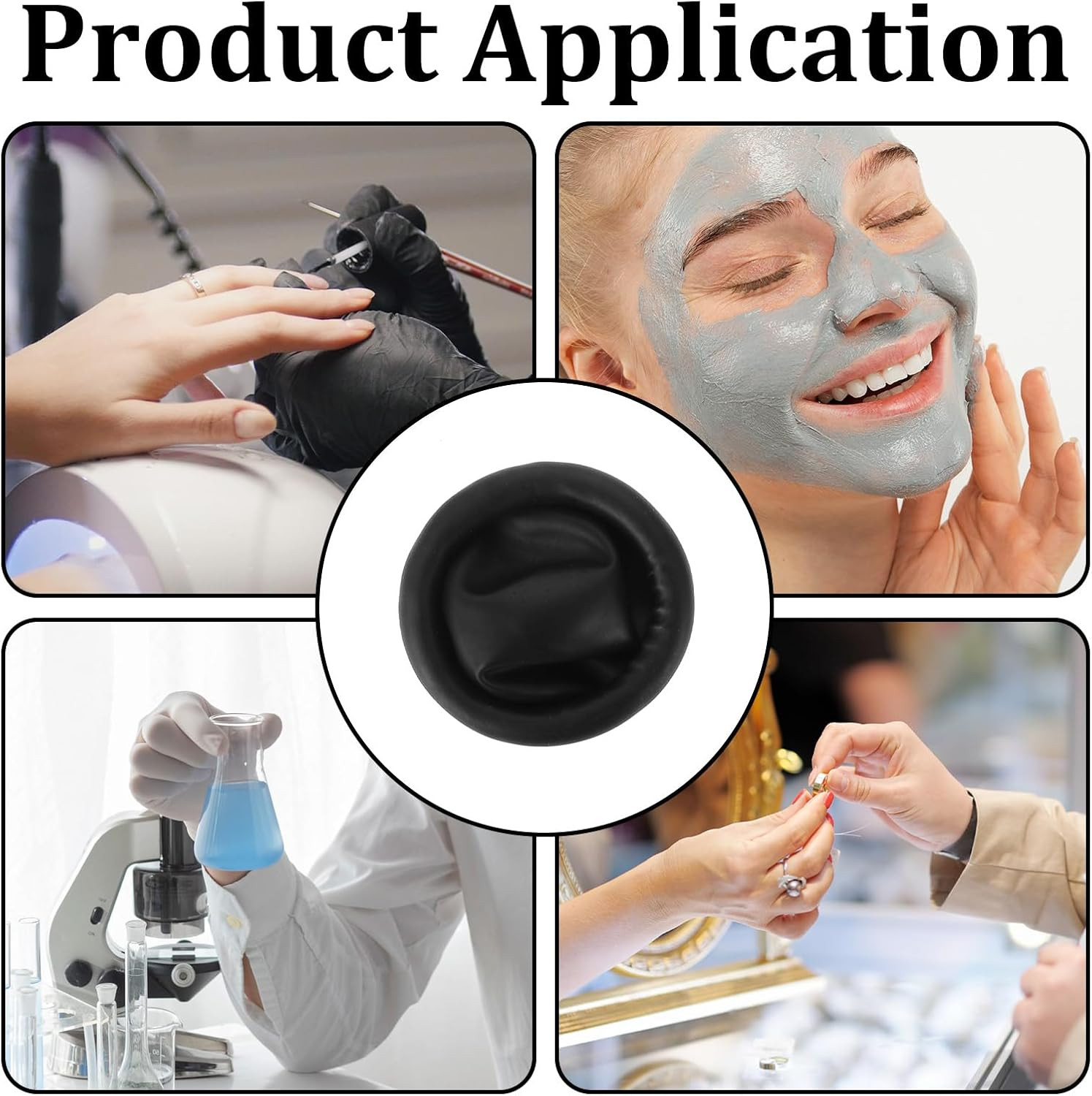400 PCS Finger Cots Black Finger Gloves Disposable Rubber Fingers Protectors …