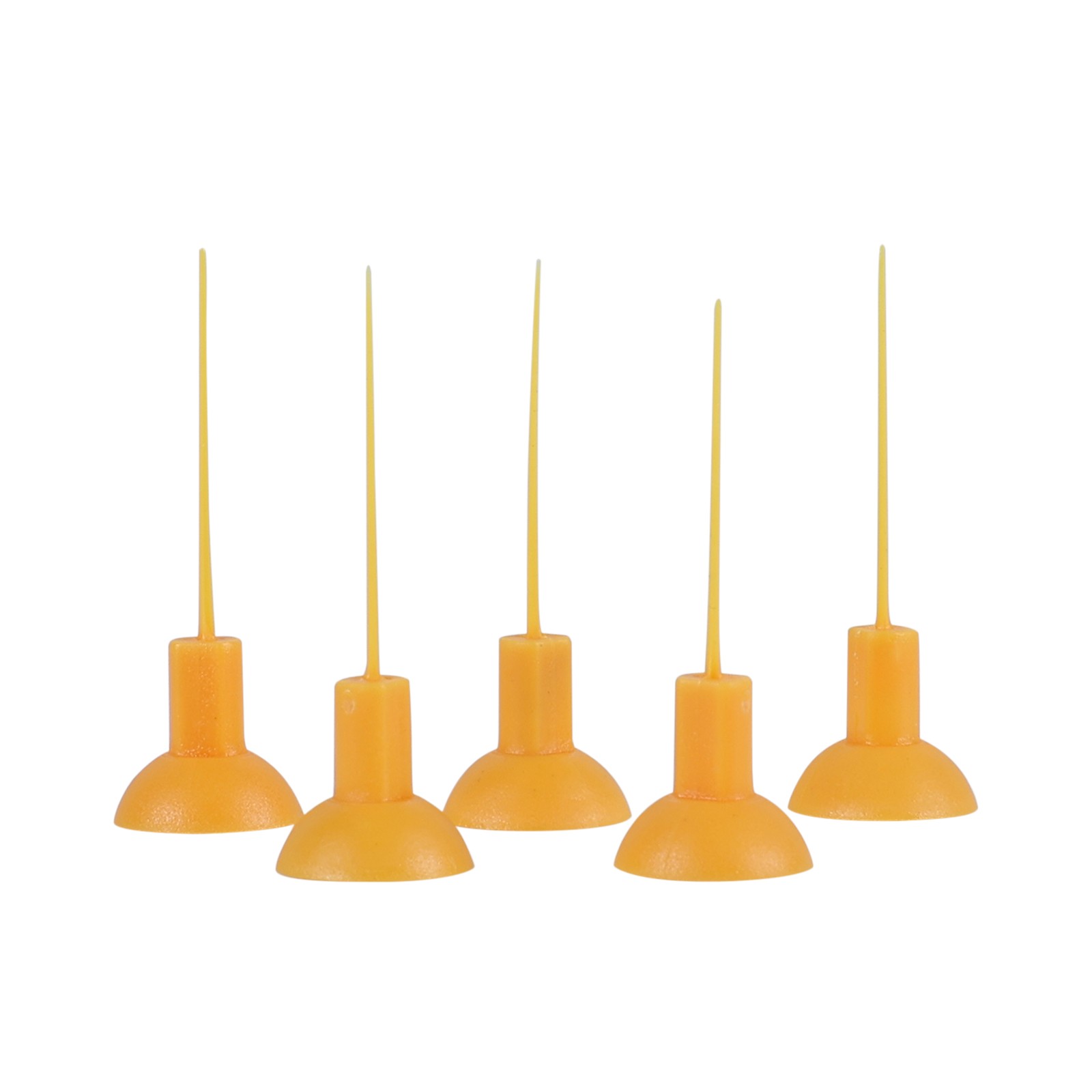 50pcs Dental Endo Ultrasonic Activator Root Canal Irrigator Tips Yellow Small