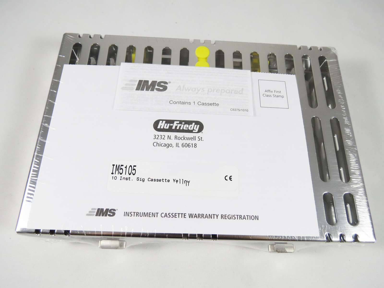 HU FRIEDY Casette IMS Small Signature | Series 10 Instruments | Yellow | IM5105