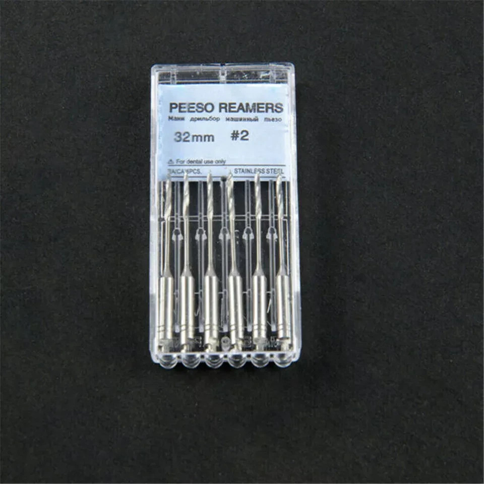 Endo Files Dental Peeso Reamers/Glidden Gates Spiral Burs Root Canal Drill 6Pcs