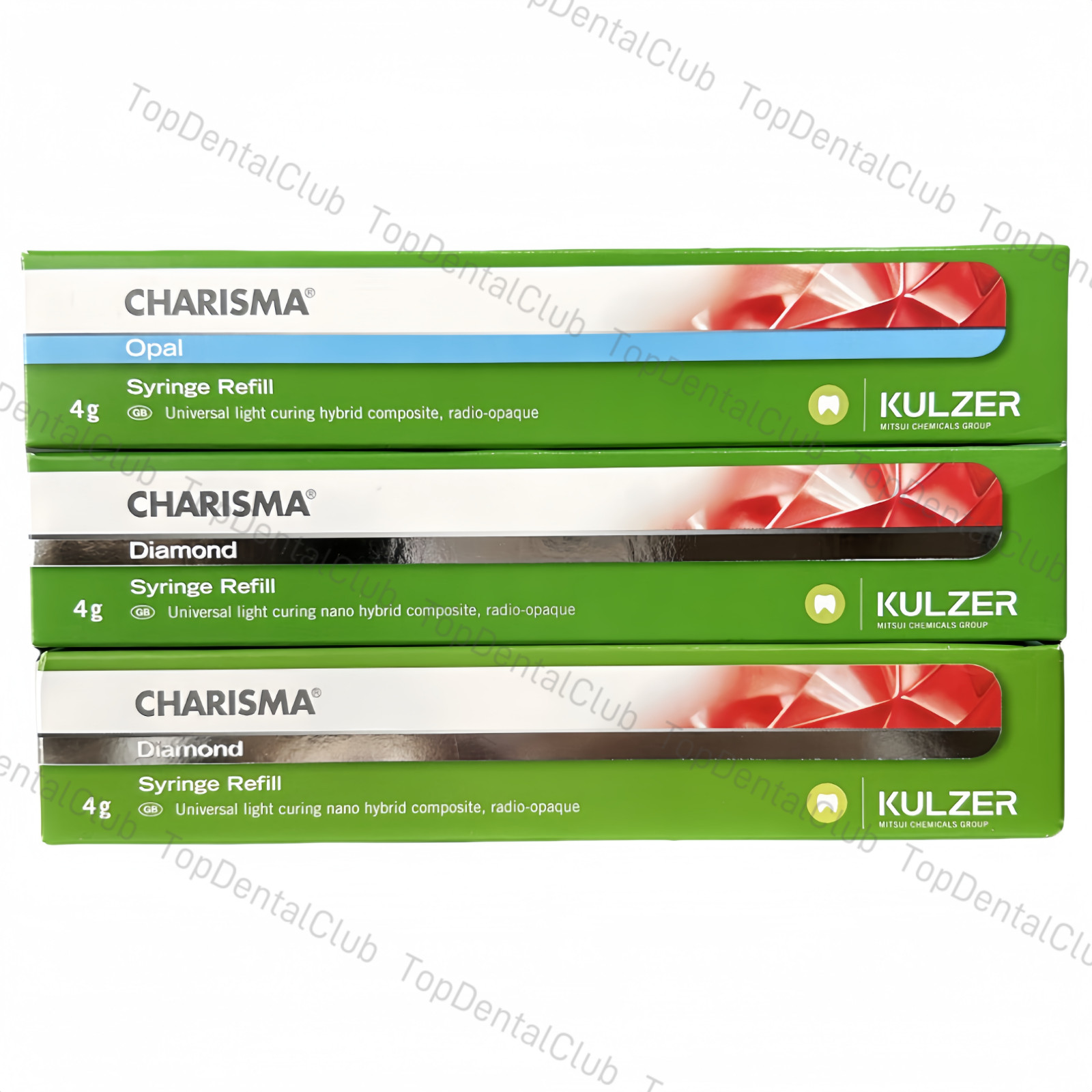 Dental Charisma Composite Syringe Light Cure Resin Tooth Filling Material