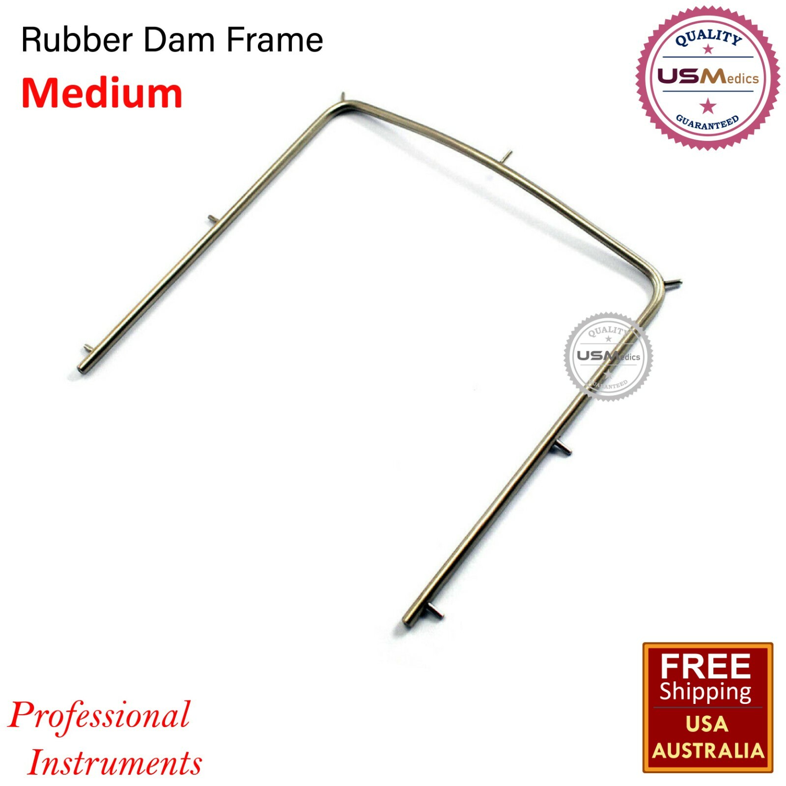 Rubber Dam Frames Medium Size isolate operative tooth teeth Dam Holdings Beaden