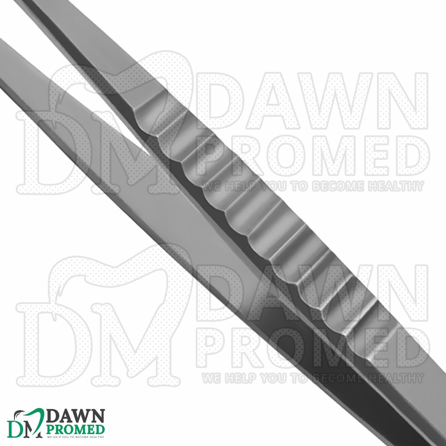 Debakey Artery Tissue Forceps 1×2 Teeth 10″ Gold Handle ENT Surgical Instruments