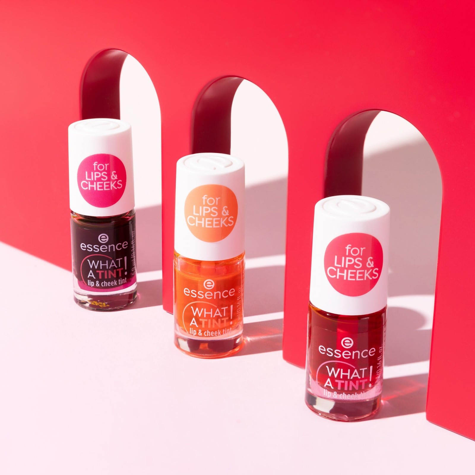 essence | What a Tint! Lip & Cheek Tint | Long-Lasting Liquid Blush & Lip Stain