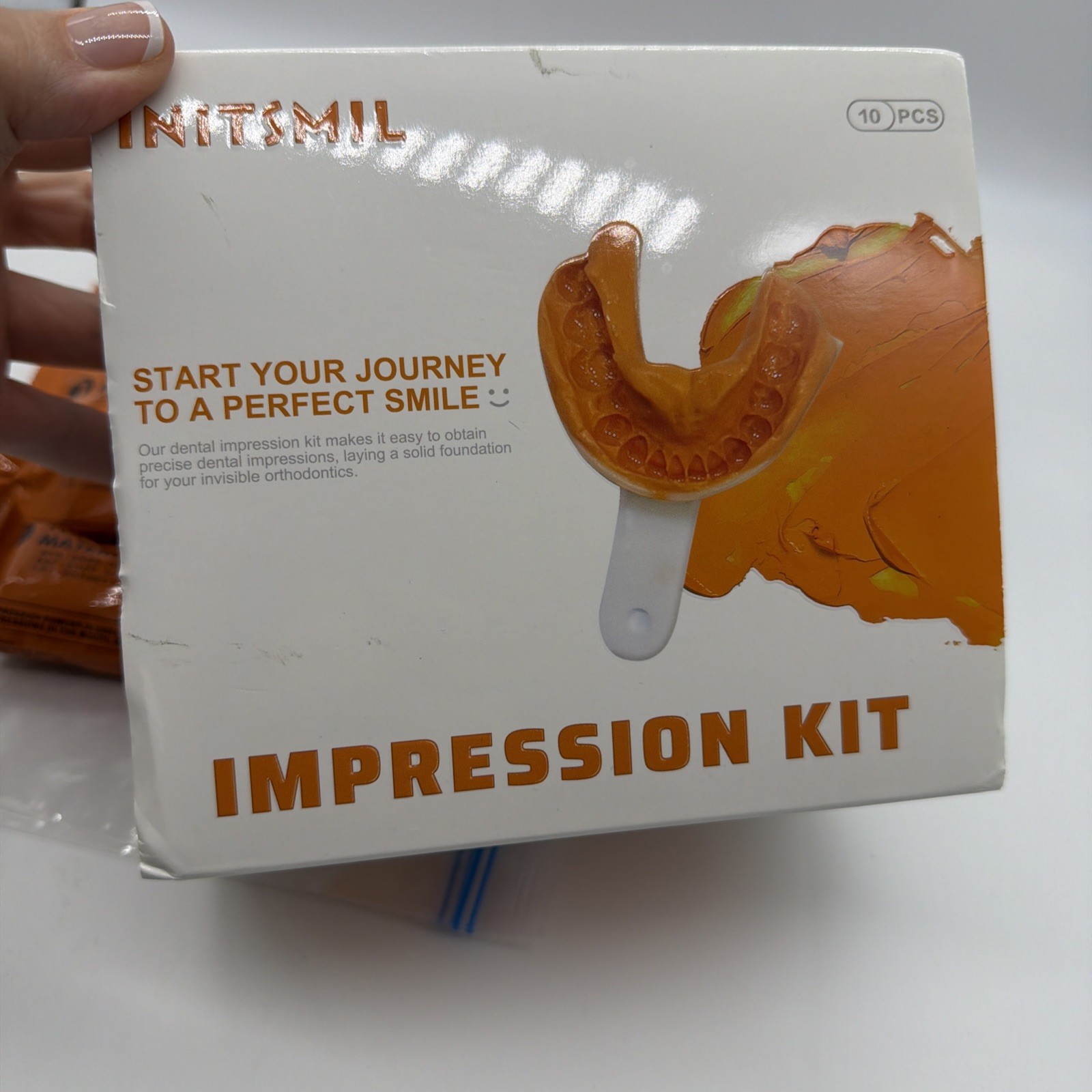 INITSMIL Dental Impression Kit 10 PCS | Easy Home Teeth Mold for Aligners