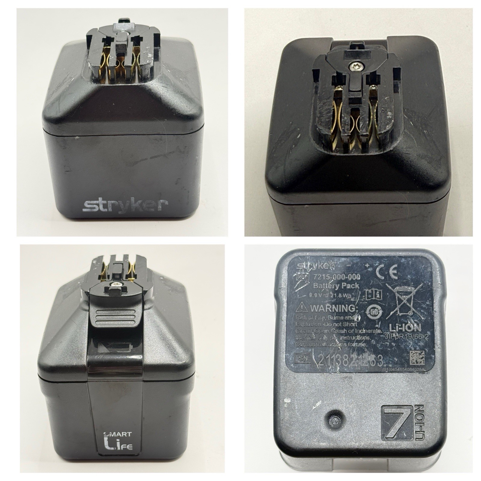 Stryker 7215-000-000 SmartLife Battery Pack (Li-ION 7)