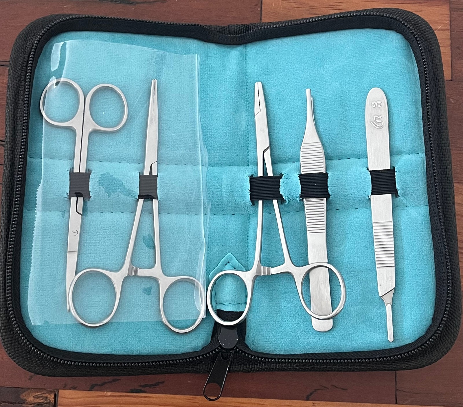 ALCEDO Suture Practice Kit for Medical Students Complete Kit Suturing Pad Tools
