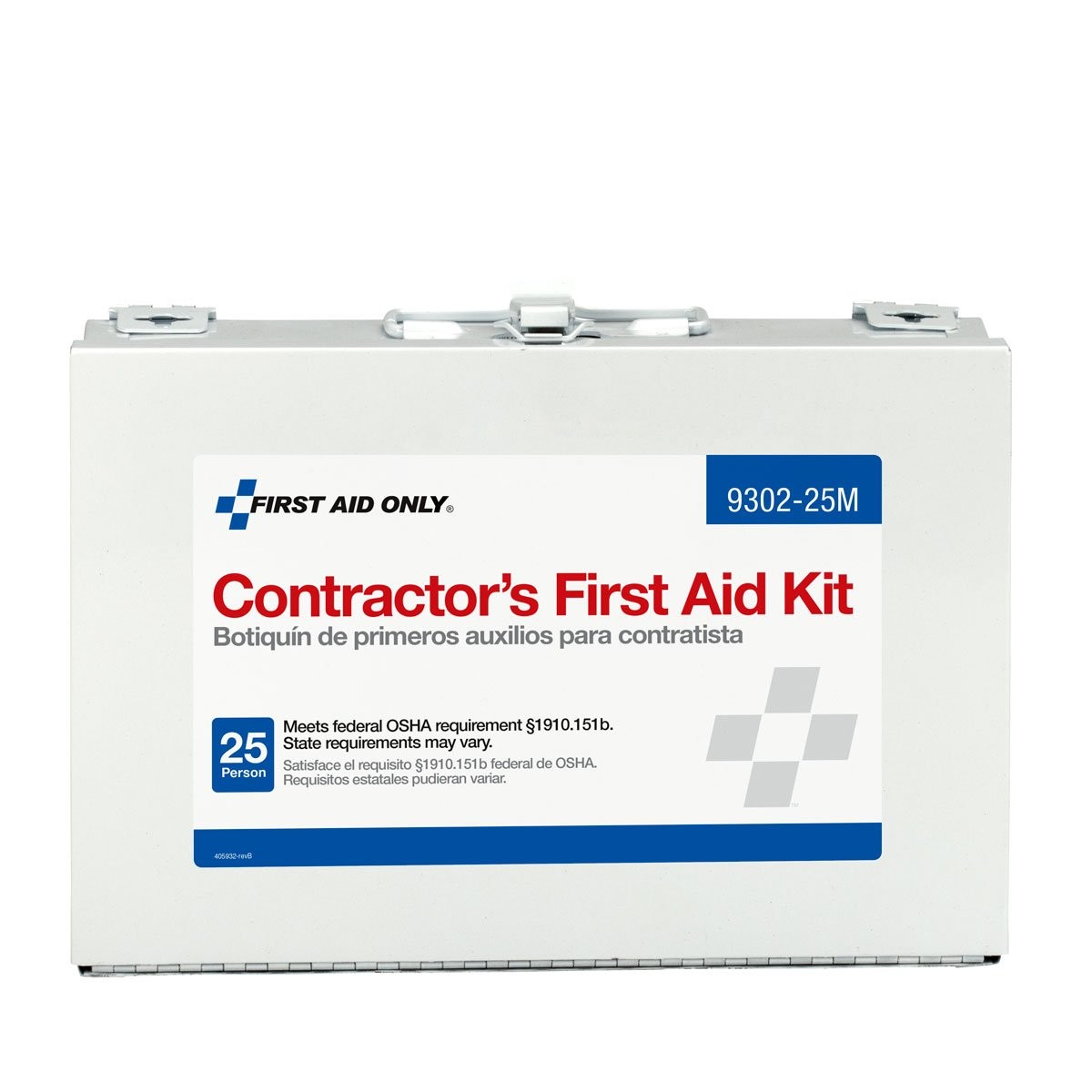 First Aid Only 9302-25M 25-Person Contractors First Aid Kit For Home Renovation