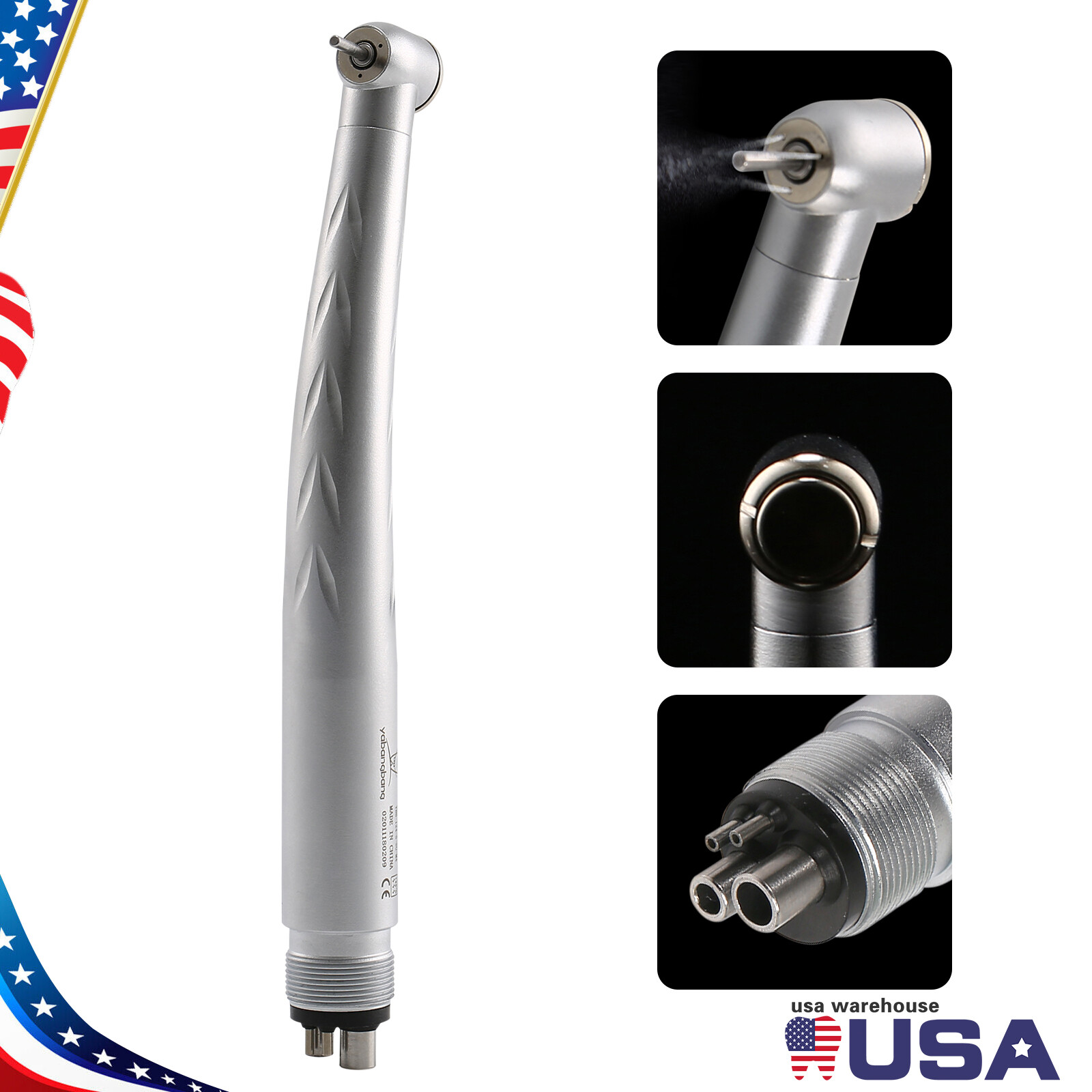 Dental High Speed Handpiece Triple Spray /1:5 Increasing Contra Angle Electric
