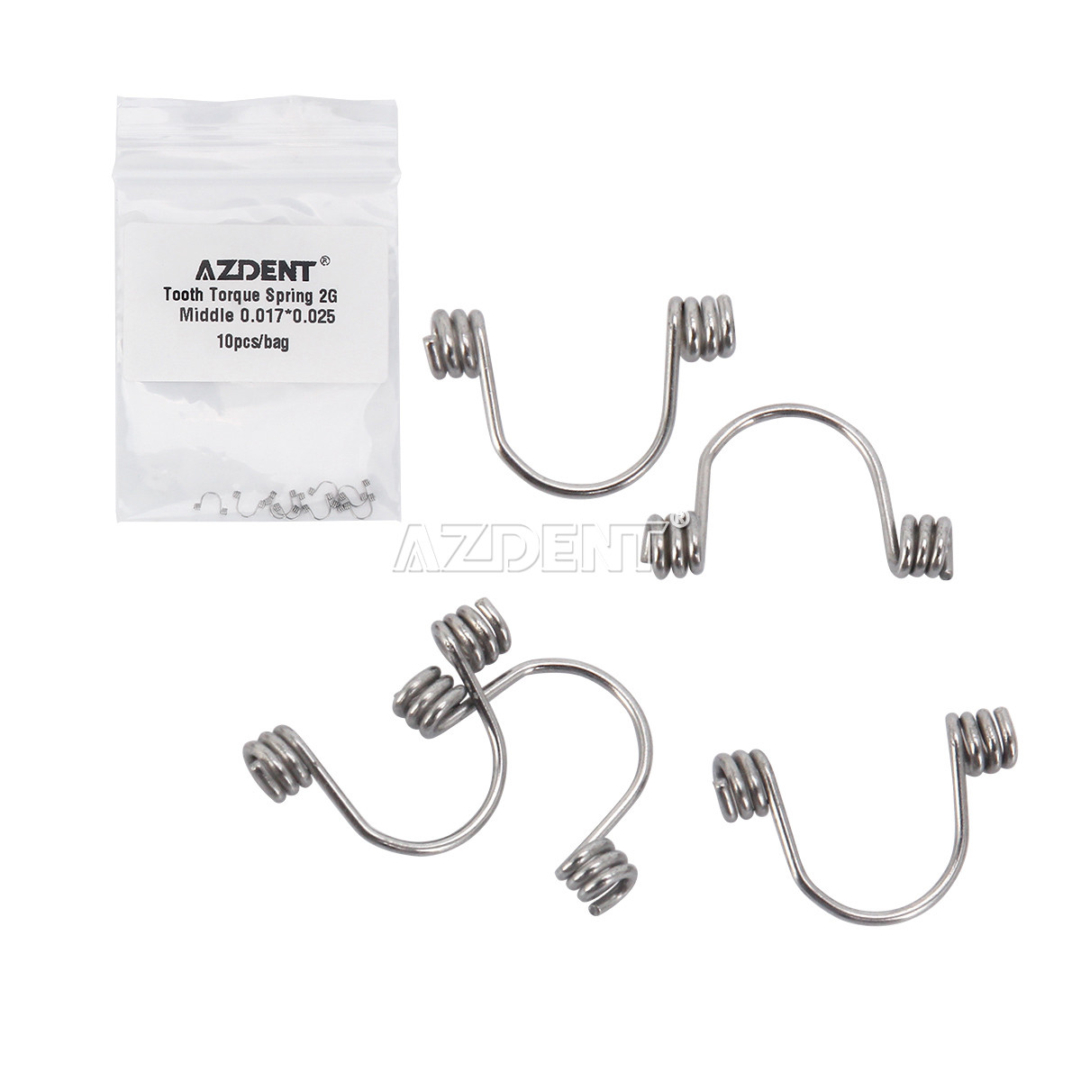 12 Size Dental Orthodontic Anterior Teeth Torque Rectangular Springs 10Pcs/Pack
