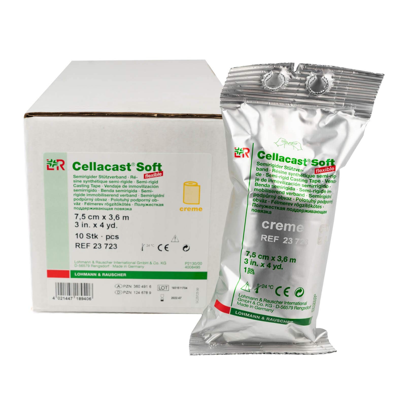 Lohmann & Rauscher Cellacast Soft Cast Tape Fiberglass Casting Tape Molding