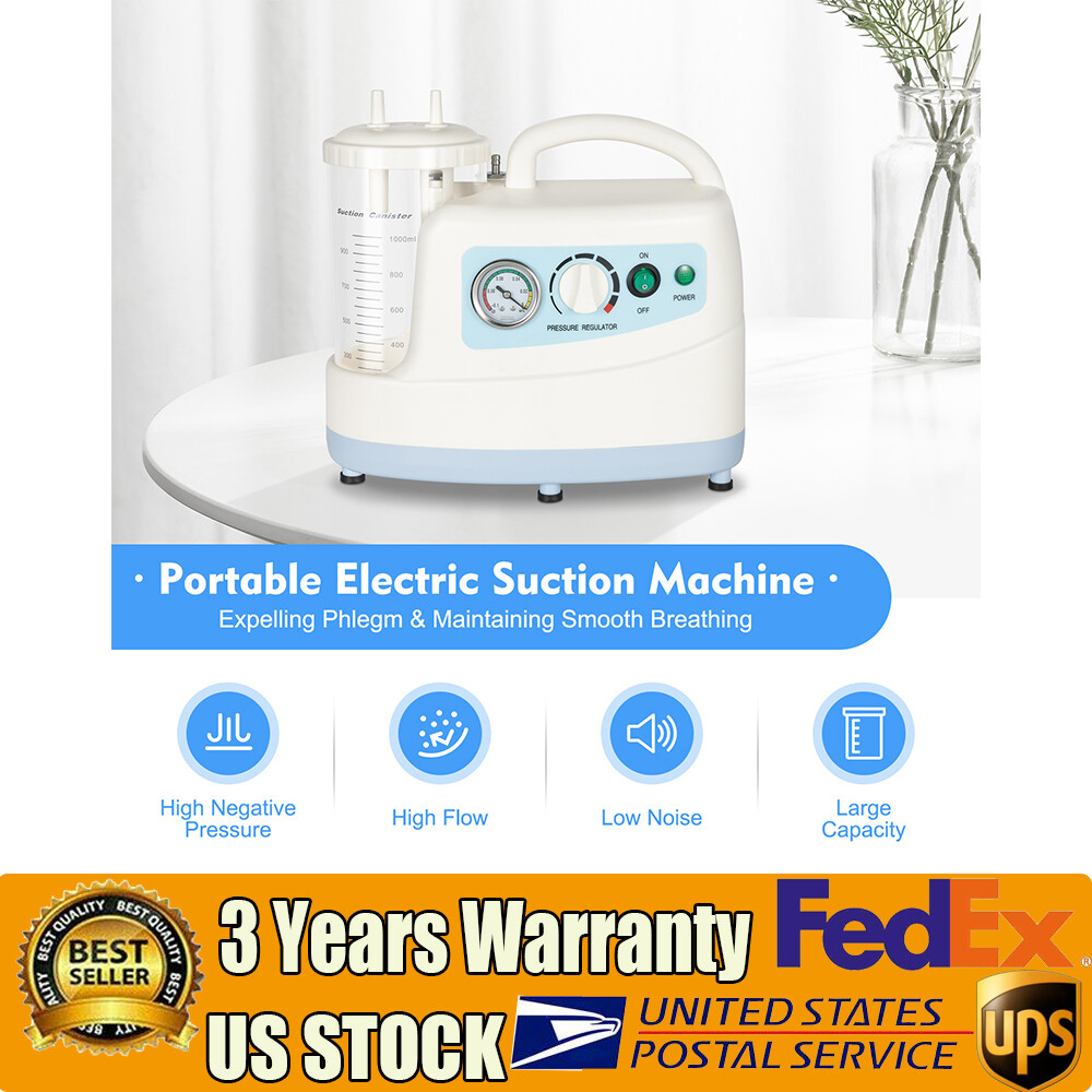 Suction Machine Emergency Medical Portable Aspirator Vacuum Phlegm Unit Mucus