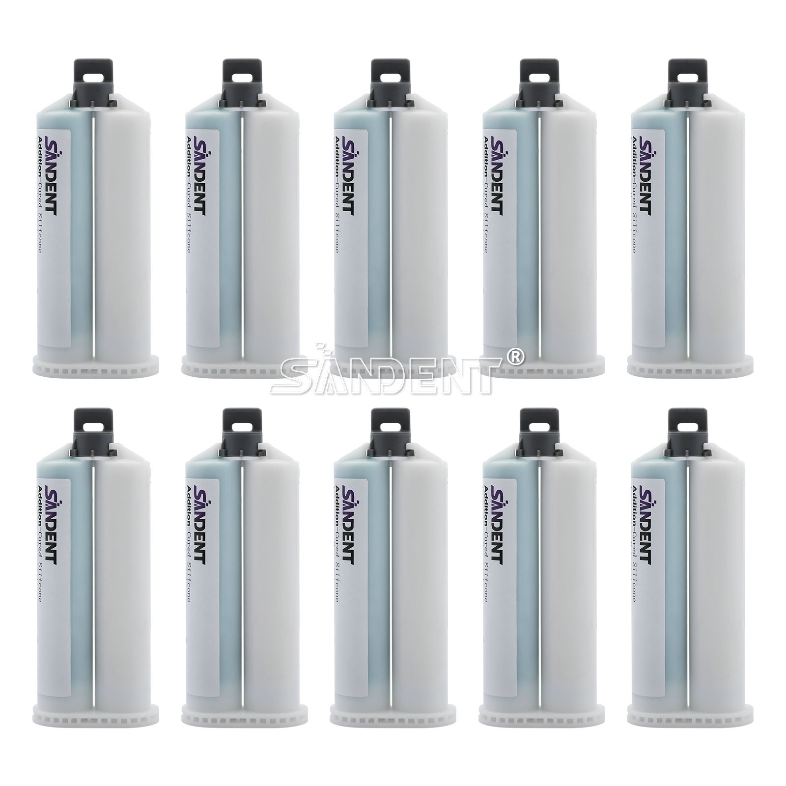 Heavy Body Fast Rapid VPS Dental Impression Material, 10 Cartridges PVS