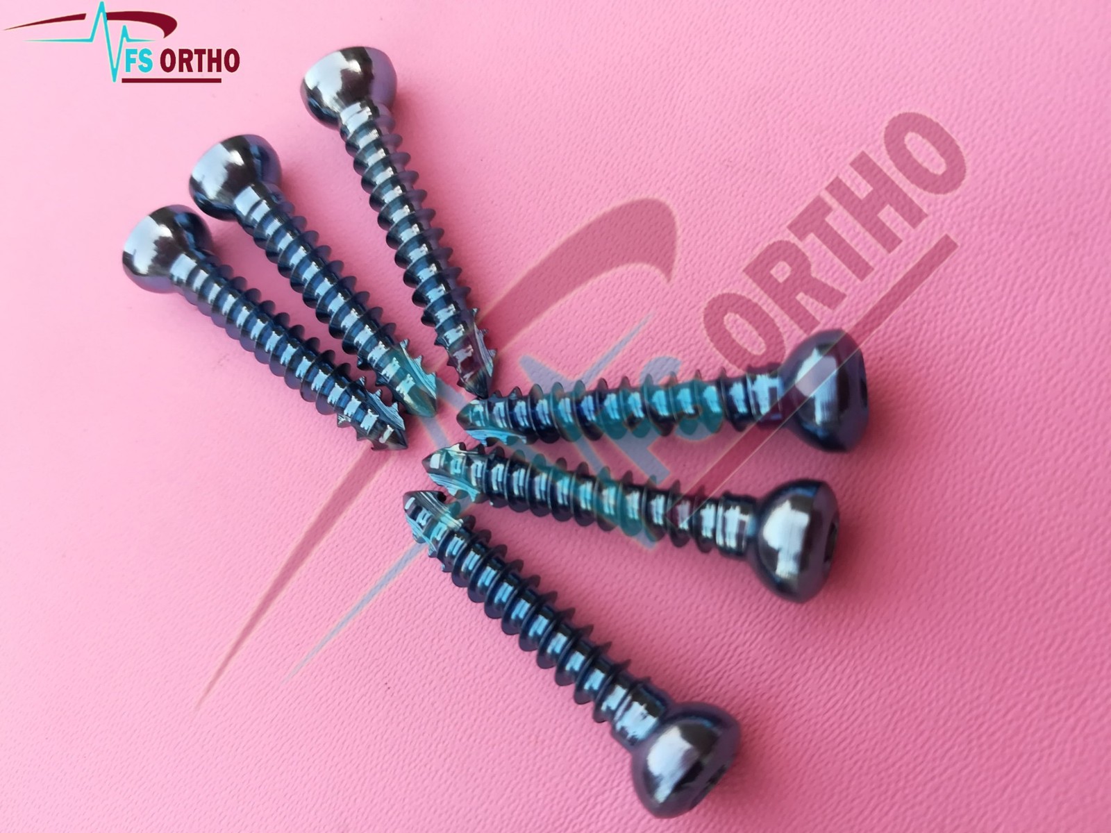 2.7mm Coritcal Screws Titanium grade 5 & SS 316L, Self Tapping (390 pcs)