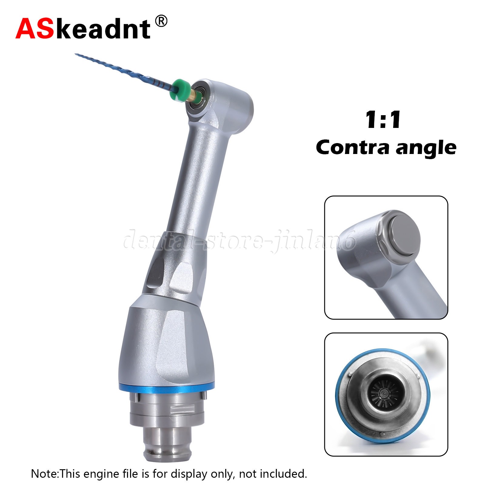 1:1/16:1 Dental Reduction Contra Angle Handpiece Head Fit NSK Endo MOTOR