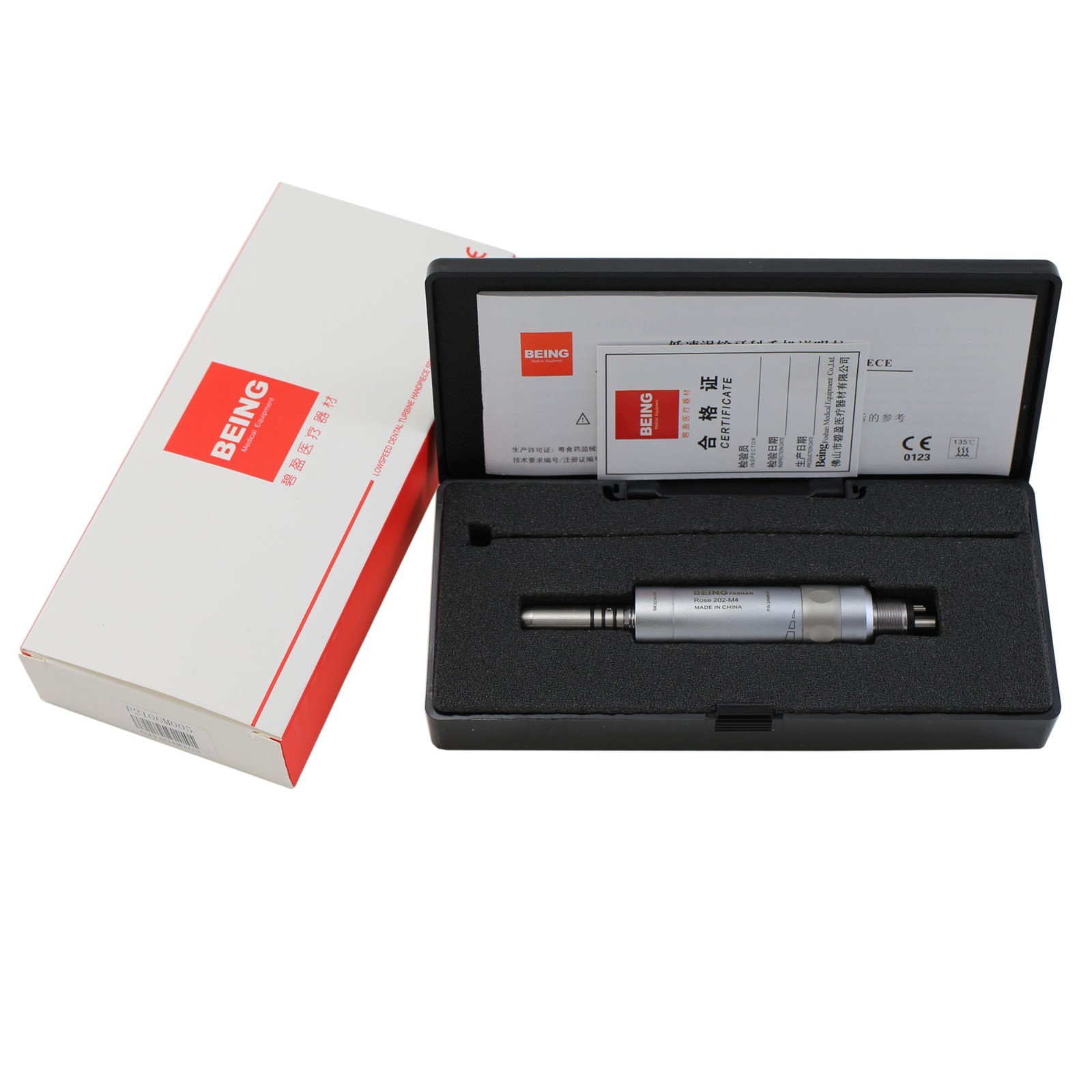 BEING COXO Dental Air Motor 4 6 Hole LED Fiber Optic Slow Speed Handpiece E Type