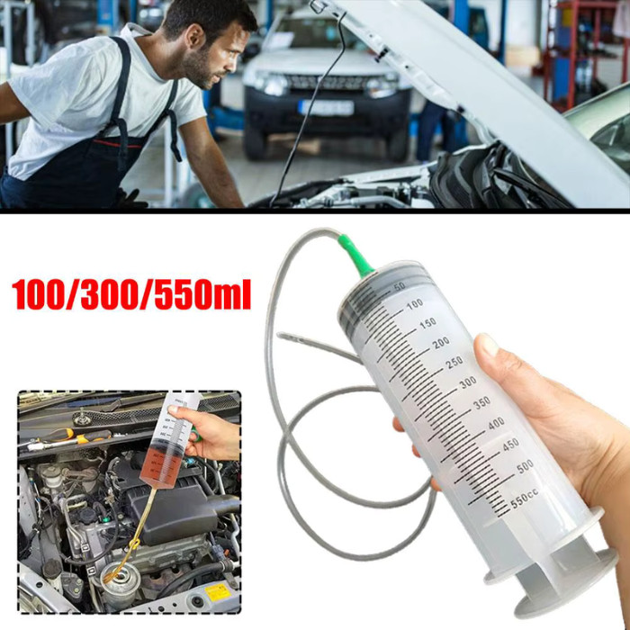 100ml/550ml Large Capacity Syringe Reusable Pump Measuring With 1m Tube Feeding*