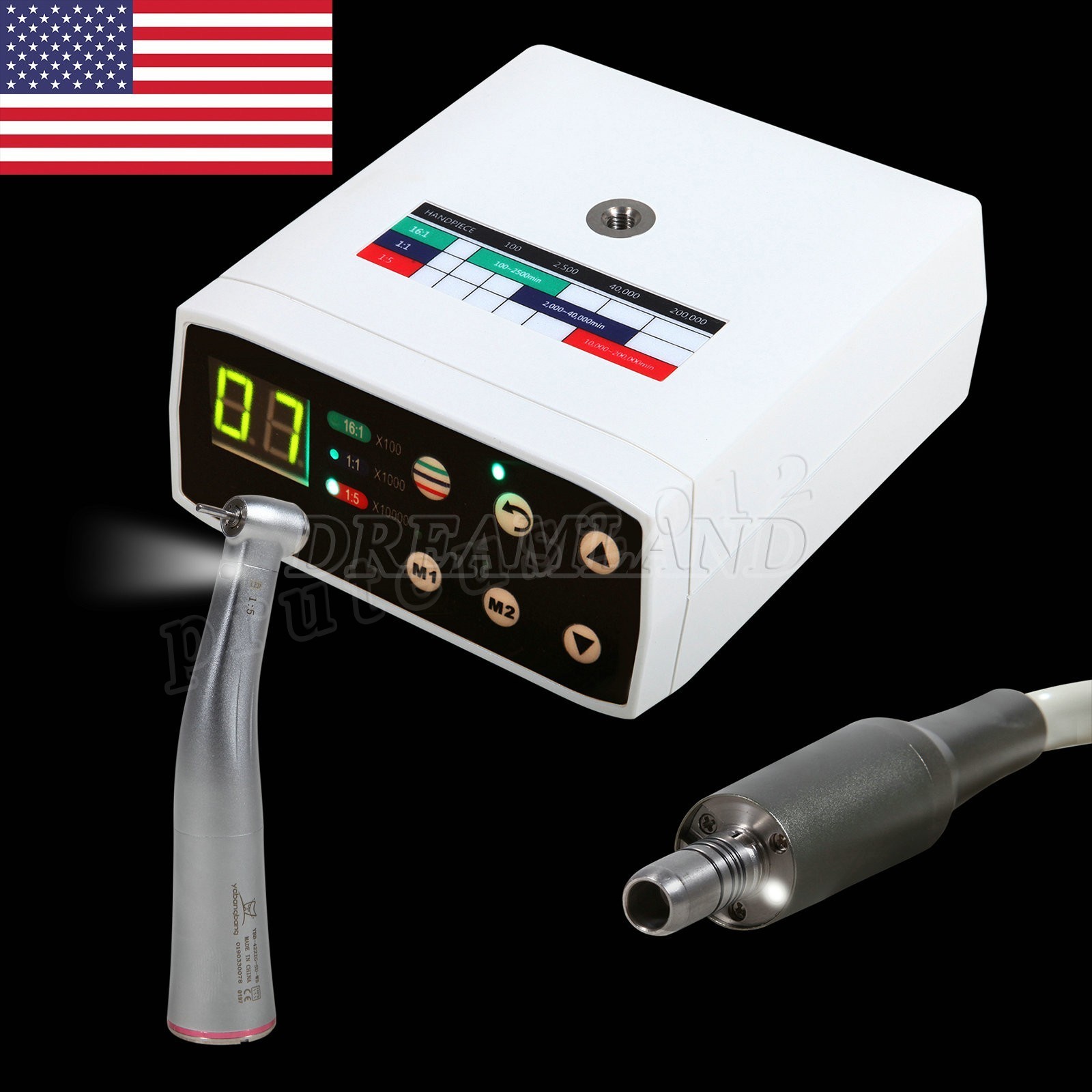 CICADA NSK TYPE Dental Brushless Electric Motor + 1:1 1:5 Handpiece Contra Angle