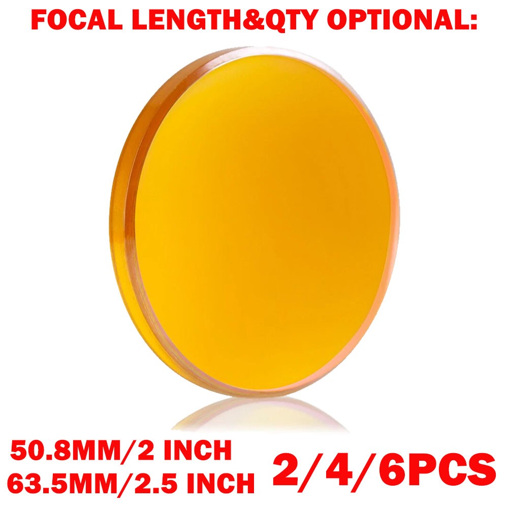 2/4/6 Pack 20mm CO2 Laser Focus Lens ZnSe Focal Len For Laser Head Engraver NEW