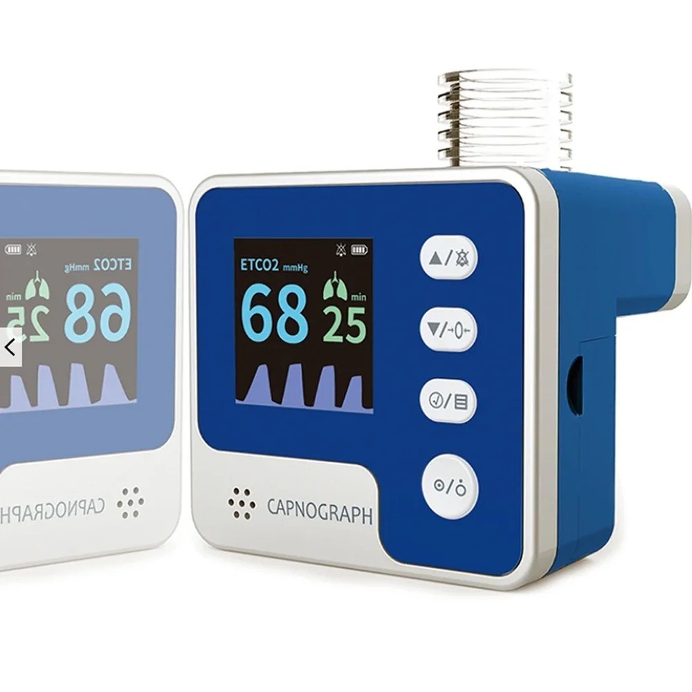 CA10M Mainstream End-tidal Capnograph ETCO2 Respiration Alarm Monitor Vet use