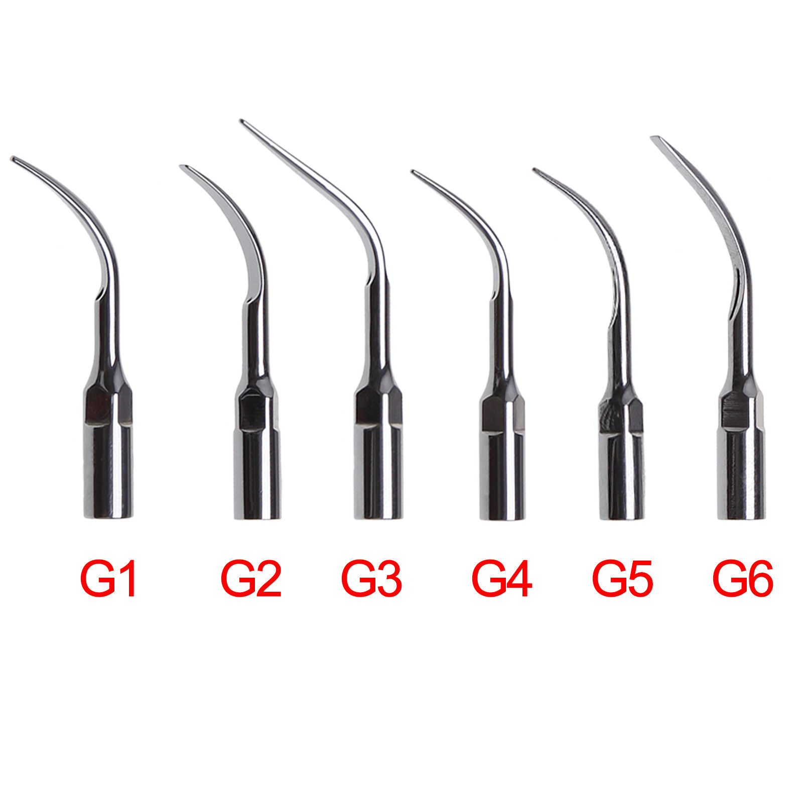 5pcs Dental Ultrasonic Scaler Scaling Perio Tips Fit Woodpecker EMS/DTE SATELEC