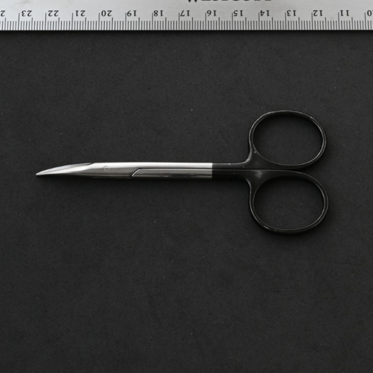 Aesculap BC901R Iris SuperCut Scissors Delicate Curved Sharp/Sharp 4 1/4 in