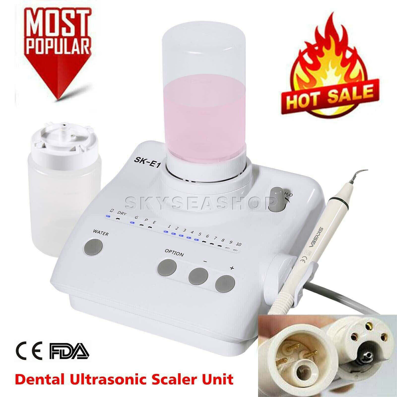 Dental Ultrasonic Piezo Scaler 2 Bottles Fits EMS Cavitron SKYSEA Handpiece