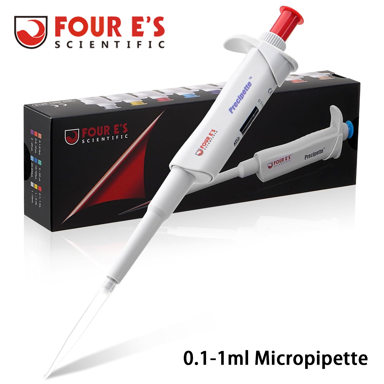 0.1-1ml Single Channel Pipettor Adjustable Micropipette Lab Manual Pipettor New