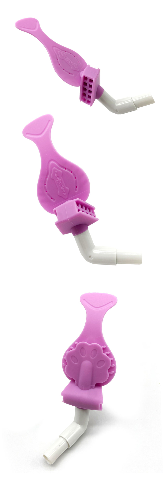 Dental Isolation Mouth opener Silicone Bite Block Sterilize Saliva Suction Tube
