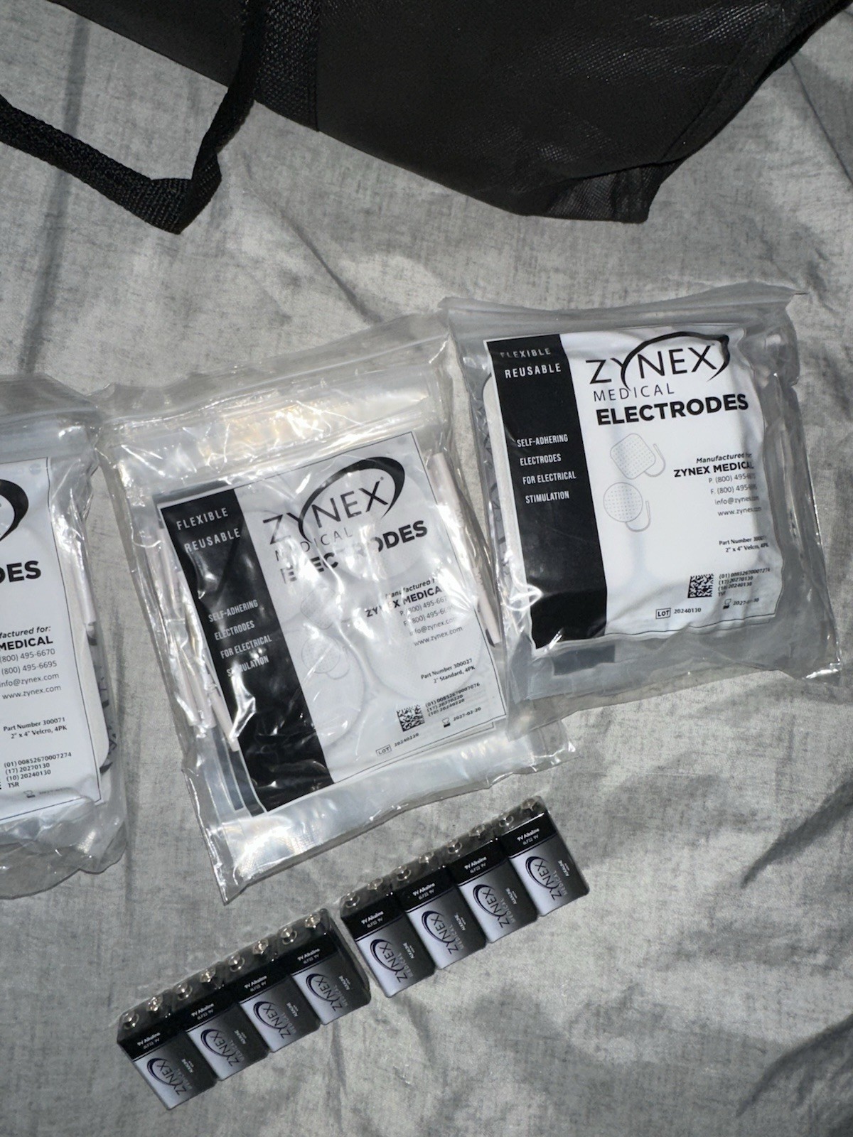 3 Zynex Medical TENS Unit Electrodes 2″ Round Pads, 4-Pack