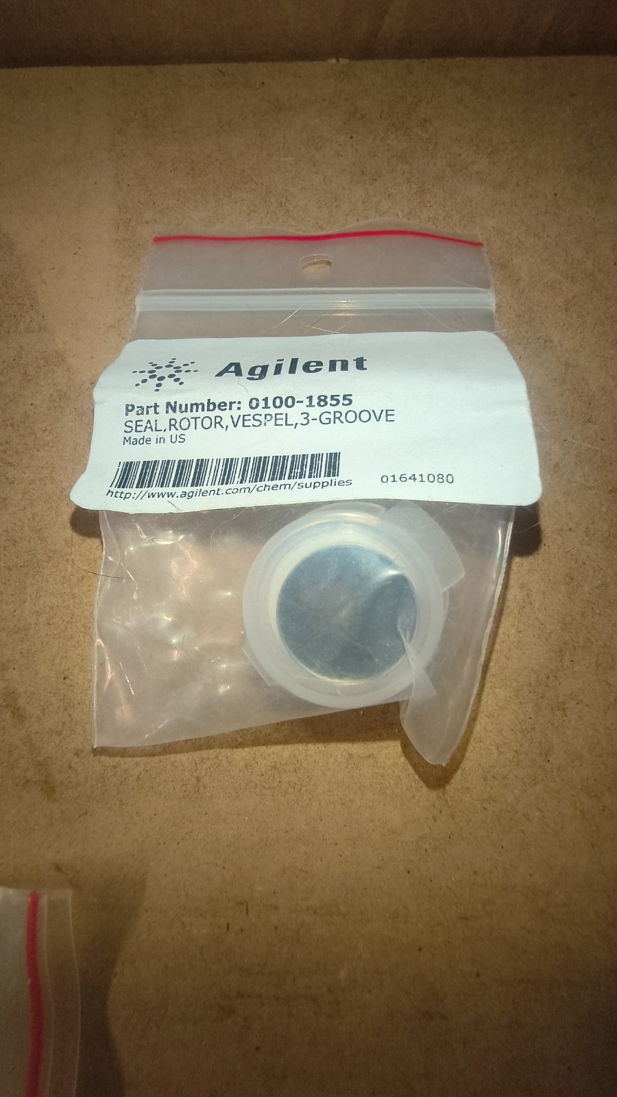 NEW!! Agilent 0100-1855 Rotor seal, Vespel, 3 groove, for p/n 0101-0920 valve