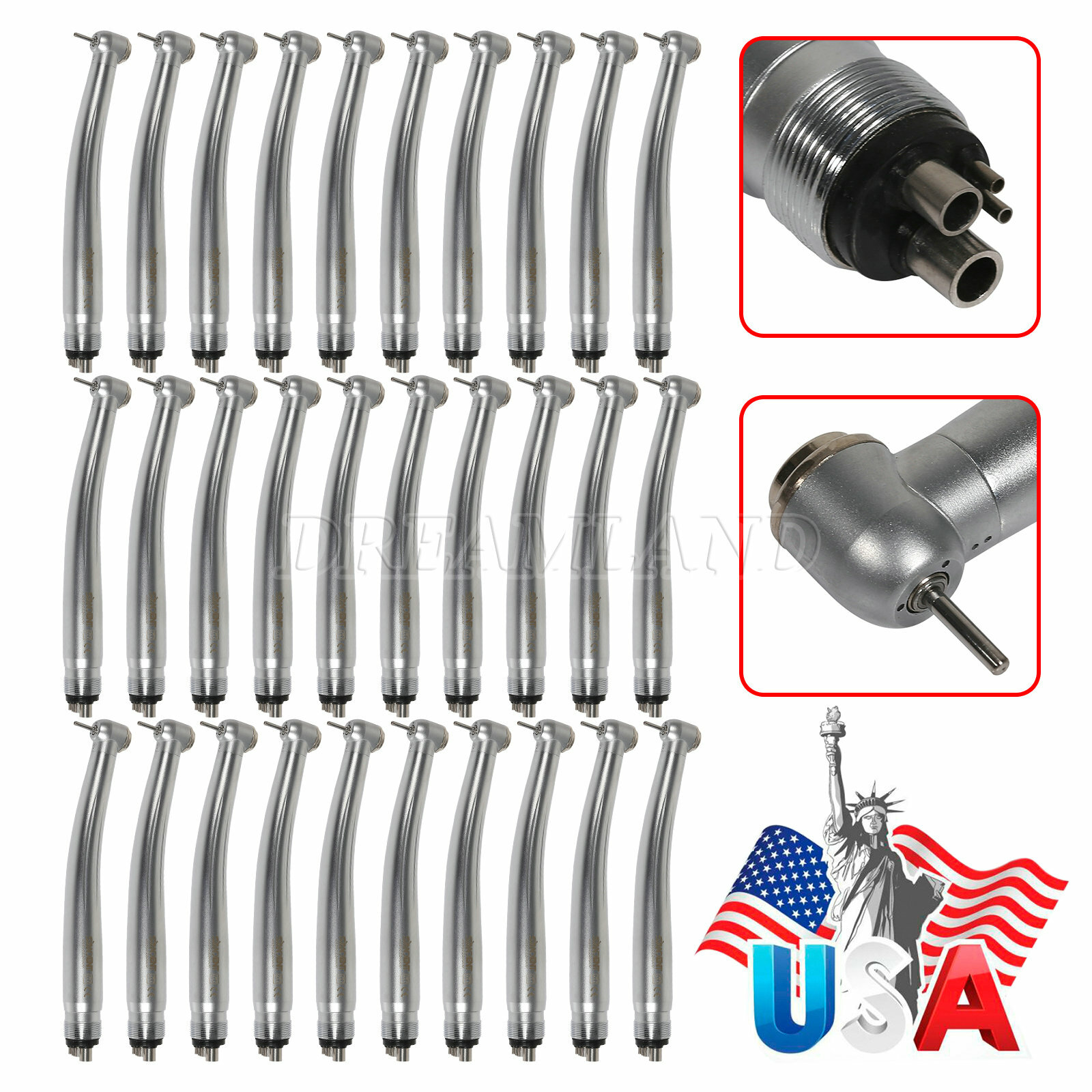 1-100 NSK Style Dental High Speed Handpiece Clean Head STNABM 4 holes
