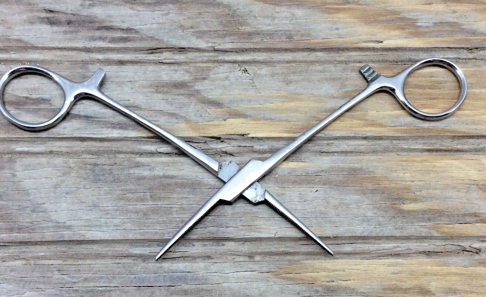 Surgical Type Locking Forceps Clamp Stainless Steel 5 1/2″