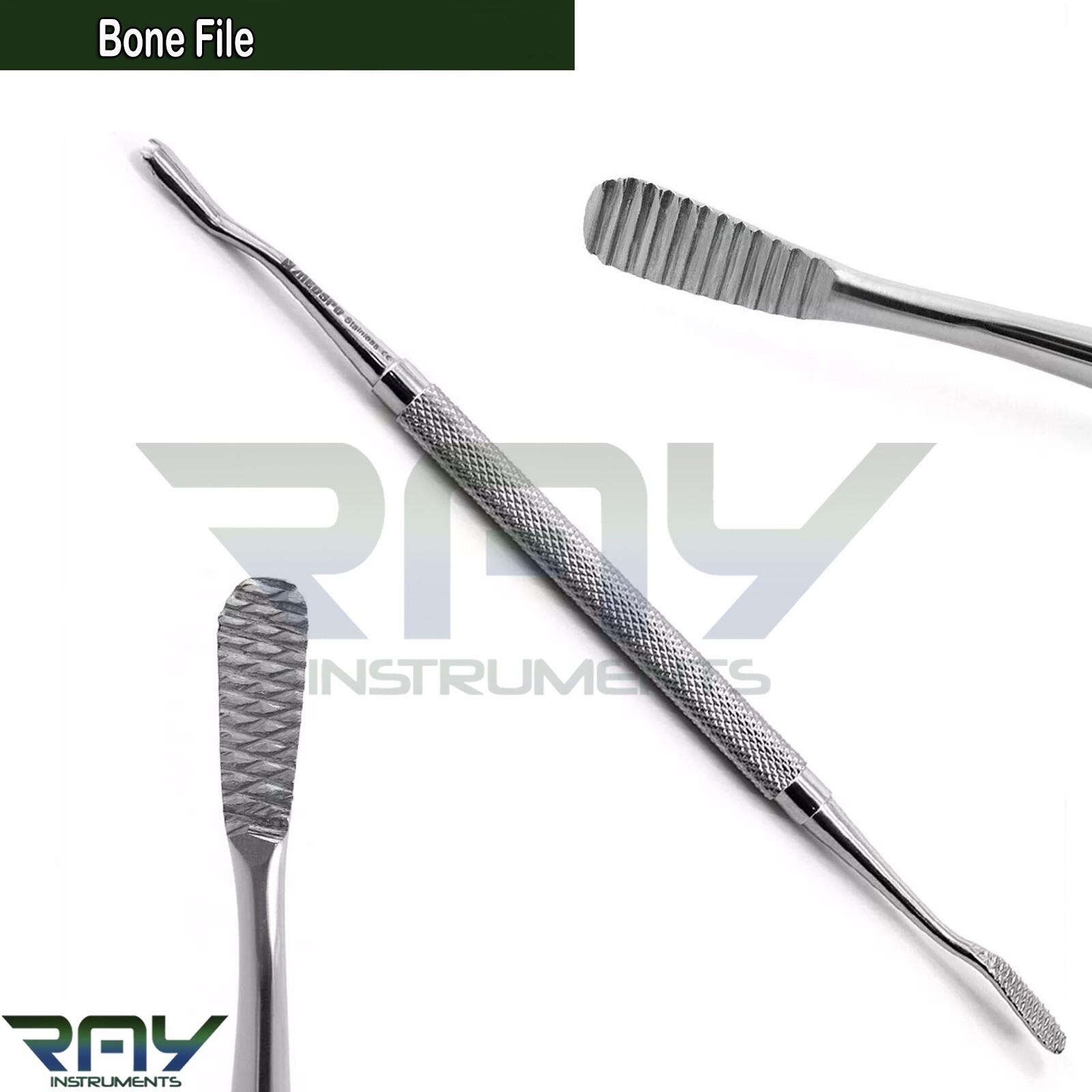 Dental Bone File Miller Filler Orthopedic Rasp Scraper Oral Surgery Instruments