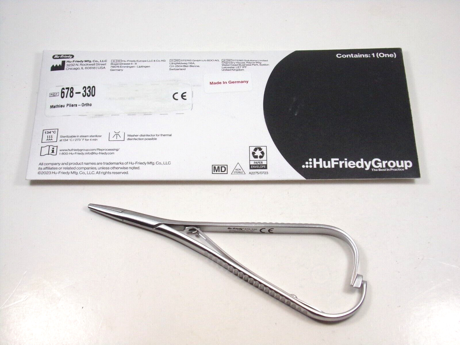 HU FRIEDY Ortho Mathieu Narrow Tip Pliers | 678-330