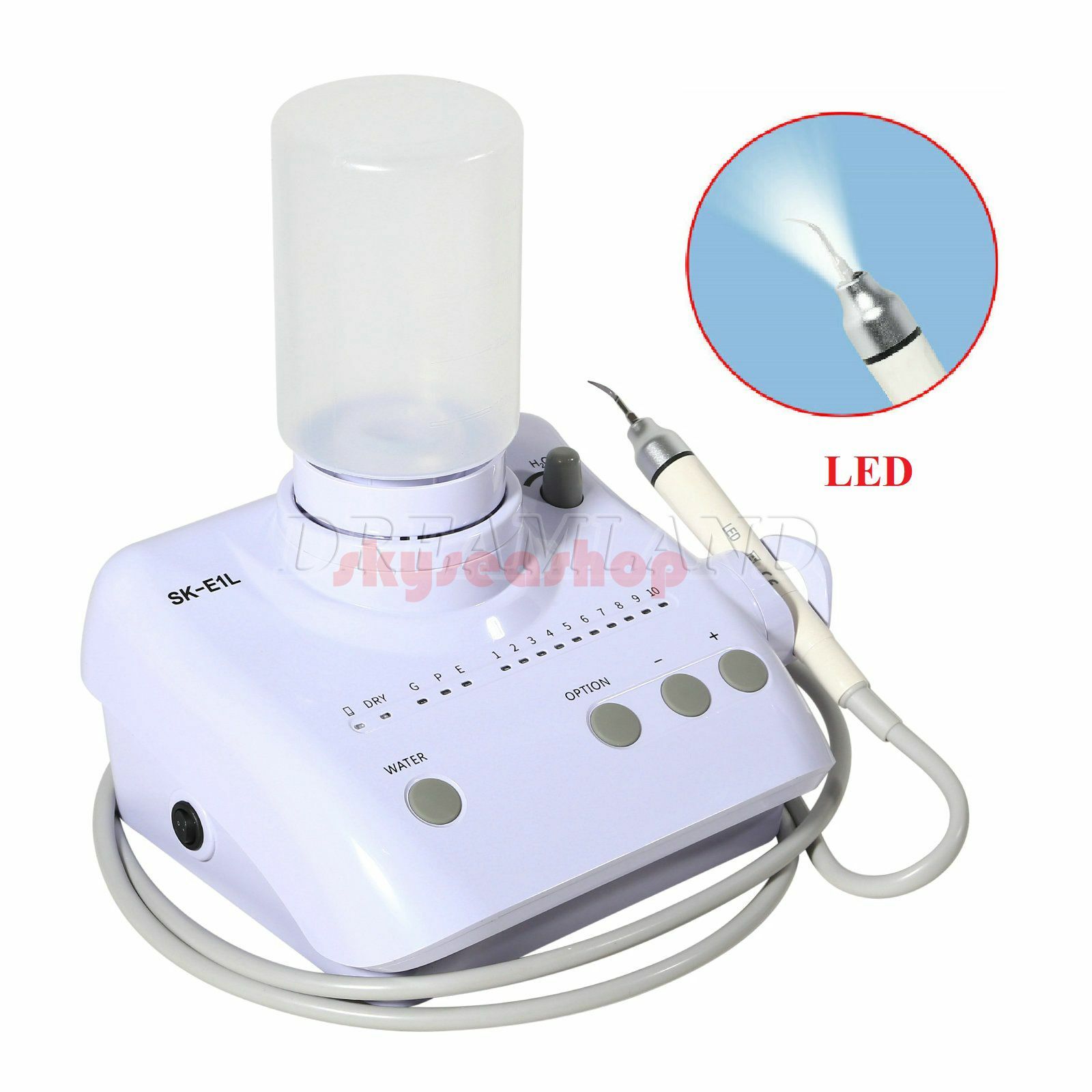 For Cavitron EMS Dental Ultrasonic Scaler with LED Handpiece + 2 Bottles o’c