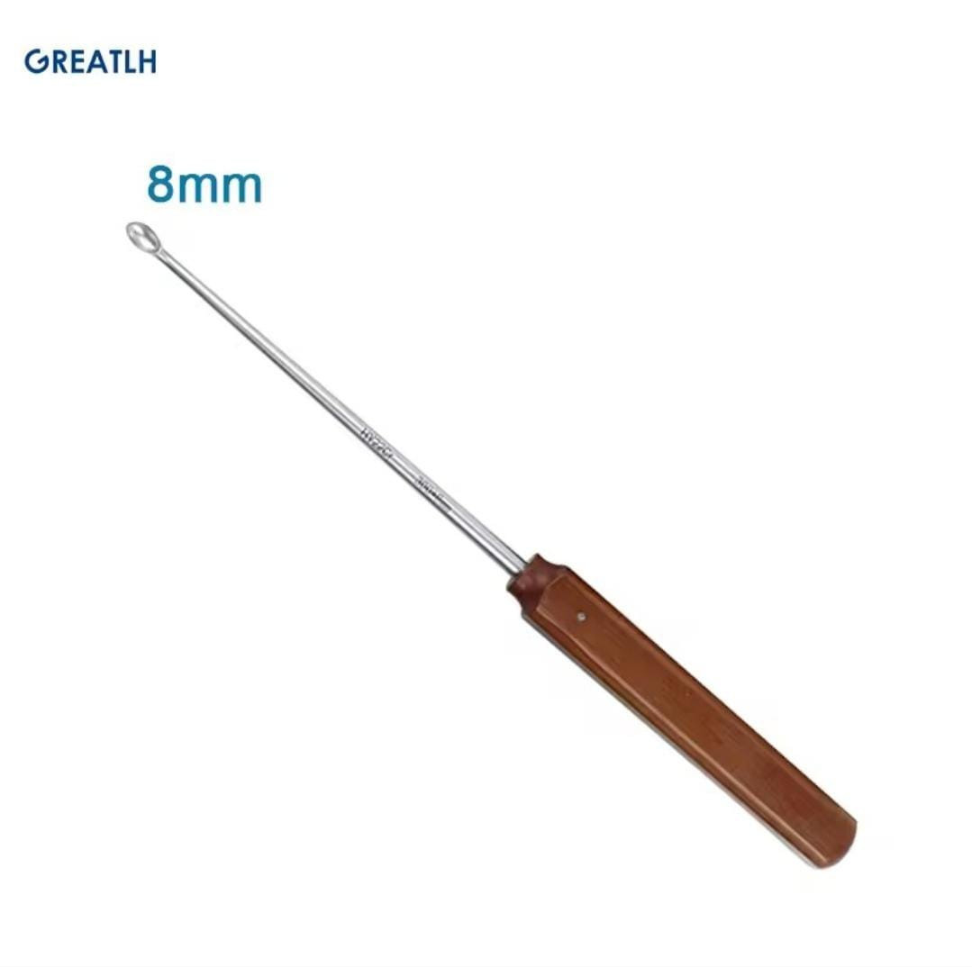 Halle Spinal Bone Curettes Set Oval Cup Orthopedic Surgical Instrument
