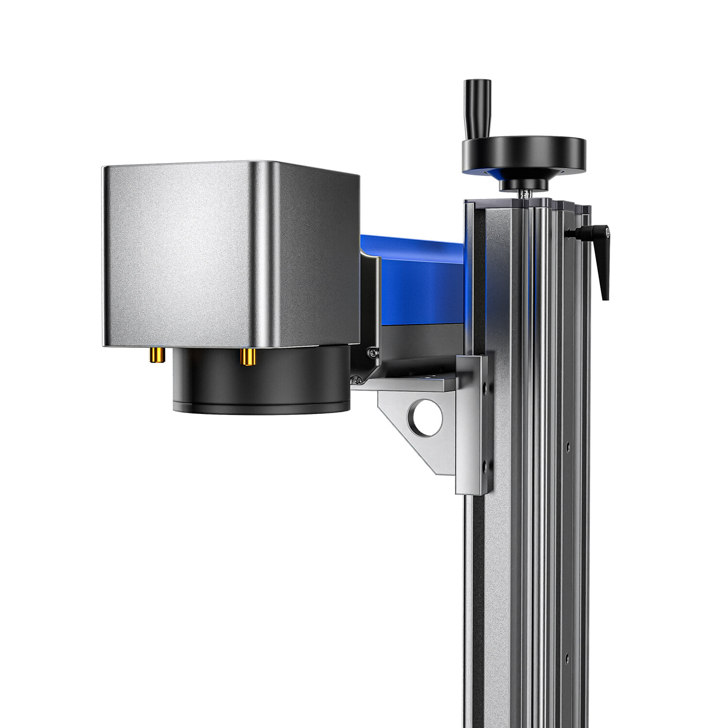 OMTech™️ 50W Max Fiber Laser Marking Engraving Machine 8×8 in with Rotary Axis