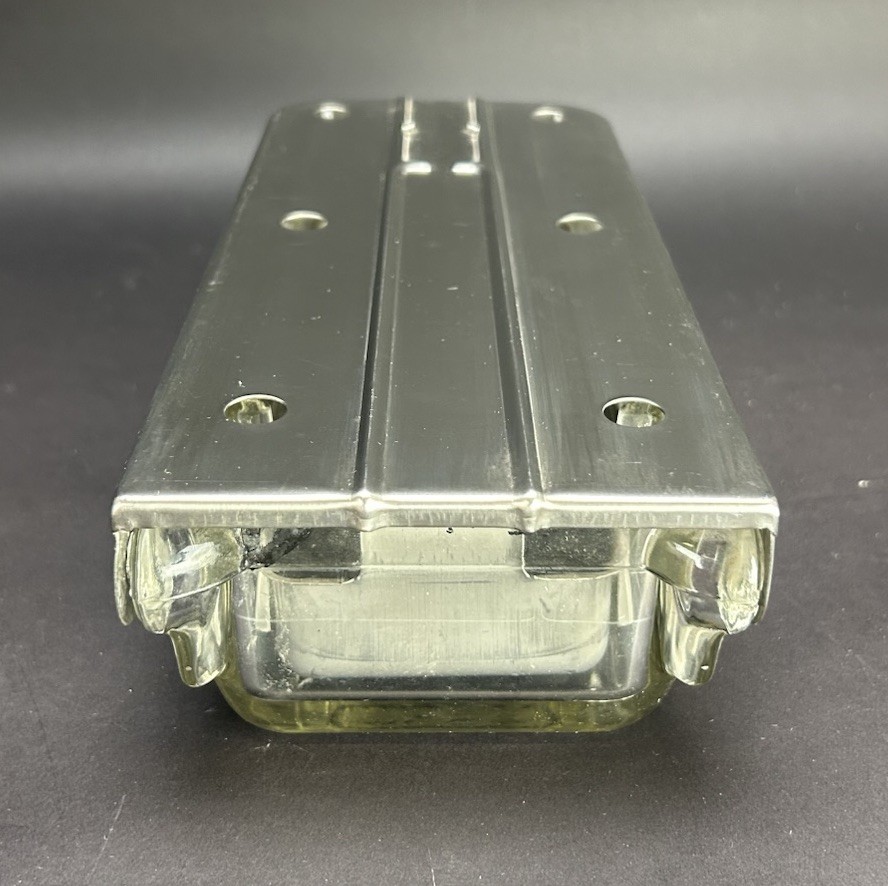 BP Bard-Parker Pyrex Glass & Stainless Steel Instrument Sterilization Tray