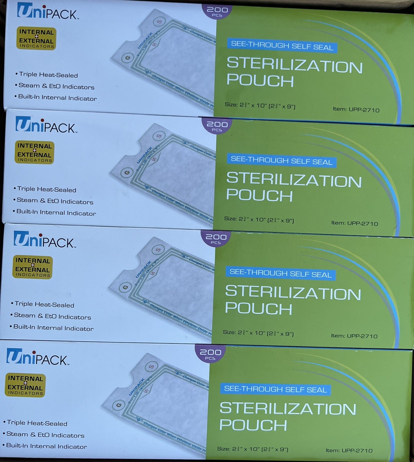 Dukal UniPack Sealing Sterilization Pouch Tripple Heat Sealed See Through Lot