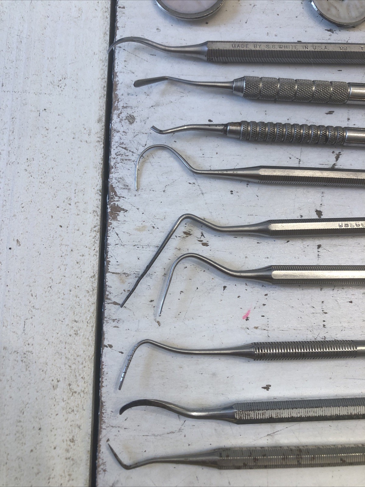 Lot of Mixed Dental Stainless Steel Tools Instruments NORDENT, SS WHITE, RUGBY