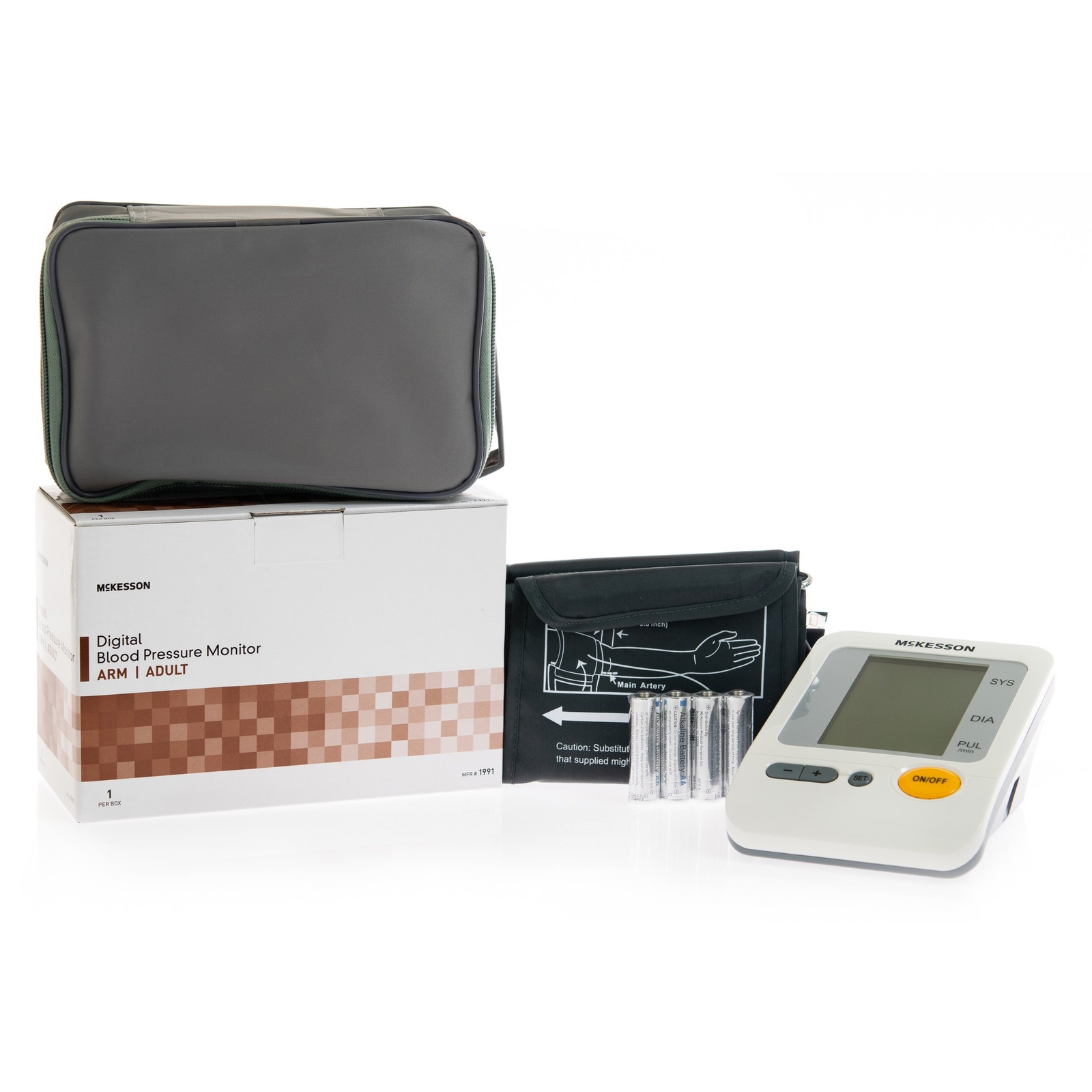 McKesson Adult Cuff Arm Home Automatic Digital Blood Pressure Monitor