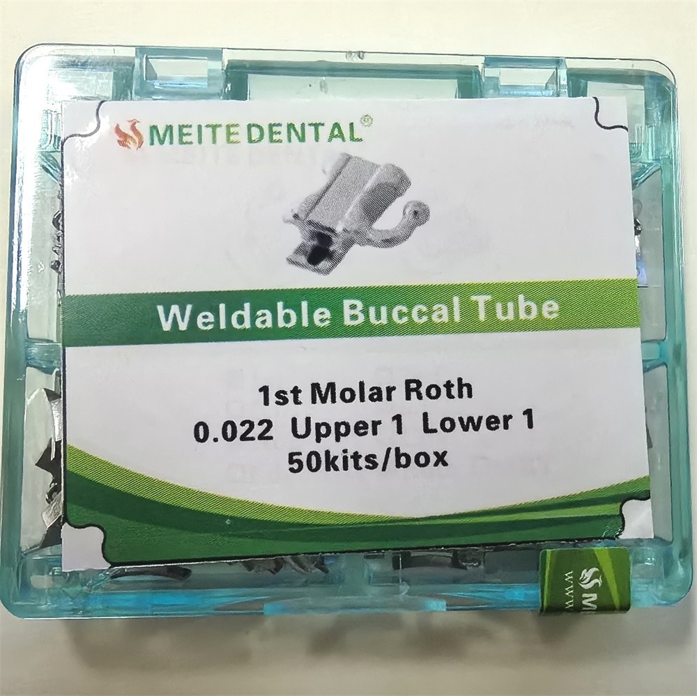 5Boxes Dental Orthodontic Buccal tube Weldable Roth/MBT 0.022″ U1 L1 1st Tubes