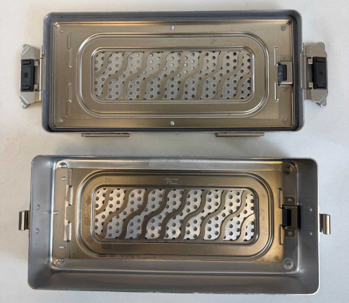 Aesculap JM188 & JM174 Sterilcontainer S Sterilization Case w Lid 11″x5.25″x2.5″