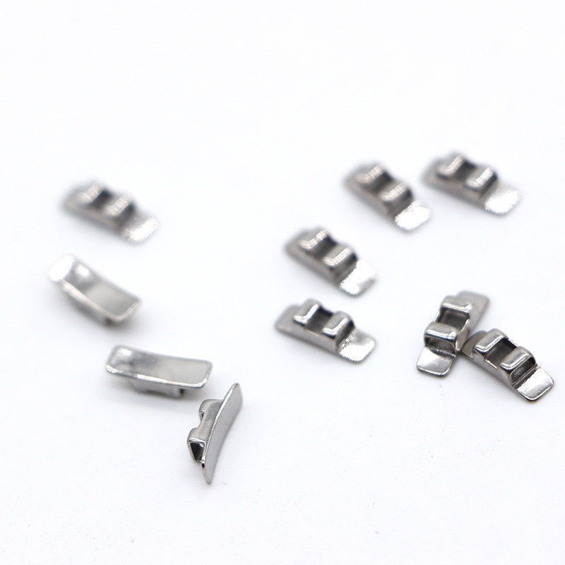 10/ Dental Orthodontic Lingual Sheath NO LEFT RIGHT Hook Stainless Steel