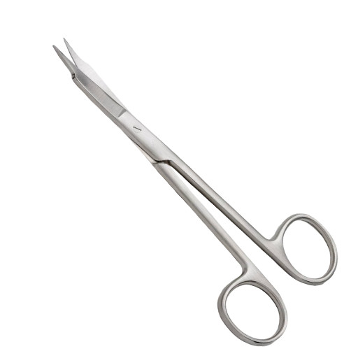 Set of 2 Goldman-Fox Scissors, 5″, Curved, Serrated, Fine Tips, Prem. German St.